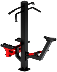 Степ+Вело (красный) - Уличный тренажер - СТ 018-11.И1, фото 3 Степ+Вело (красный) - Уличный тренажер - СТ 018-11.И1, фото 3