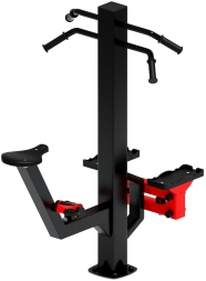 Степ+Вело (красный) - Уличный тренажер - СТ 018-11.И1, фото 2 Степ+Вело (красный) - Уличный тренажер - СТ 018-11.И1, фото 2