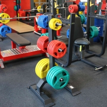 Диск обрезиненный ZSO цветной 3 HANDLE  D-51,  2,5 кг