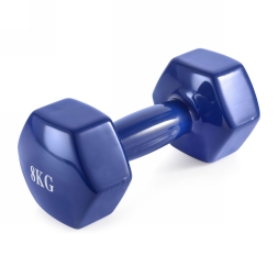 Гантель неразборная 8 кг винил, фото 1 Гантель неразборная 8 кг винил, фото 1