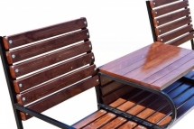 Скамейка стальная TORUDA 069