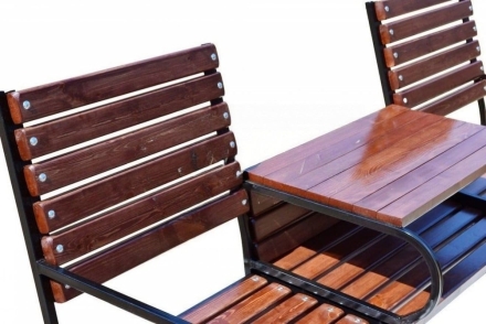 Скамейка стальная TORUDA 069, фото 3