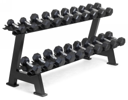 Стойка для гантелей на 10 пар VictoryFit VF-D4024 (2 места), фото 2