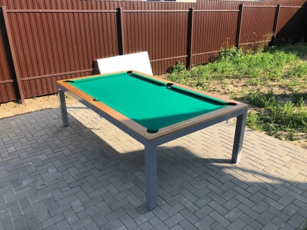 ВСЕПОГОДНЫЙ БИЛЬЯРДНЫЙ СТОЛ &quot;ДОБРЫНЯ&quot; 9 футов ХАЙ-ТЕК-STYLE (пул), фото 2