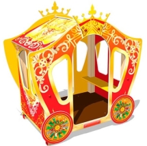 Детский игровой домик Карета У3 ИМ131 для улицы