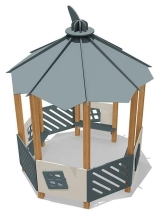 Беседка ВСТ 9523 для детской площадки Беседка ВСТ 9523 для детской площадки