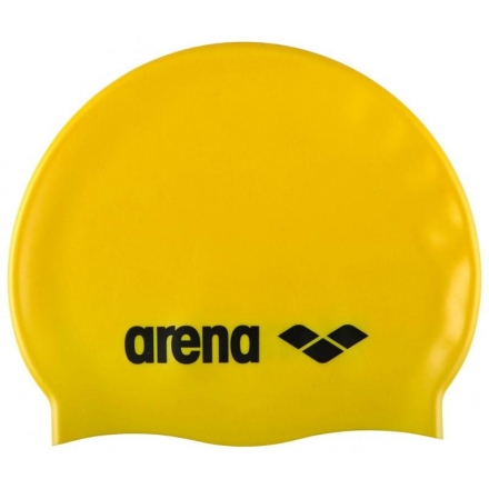 Шапочка для плавания &quot;ARENA Classic Silicone Jr&quot;, детская, желтый , фото 1