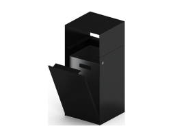 Урна парковая (черная) (под анкера) Символ 9, фото 1 Урна парковая (черная) (под анкера) Символ 9, фото 1