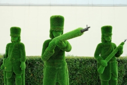 Топиари Композиция гусары - газон Deluxe, фото 2