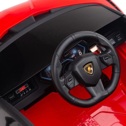 Электромобиль Lamborghini Sian 4WD красный, фото 10