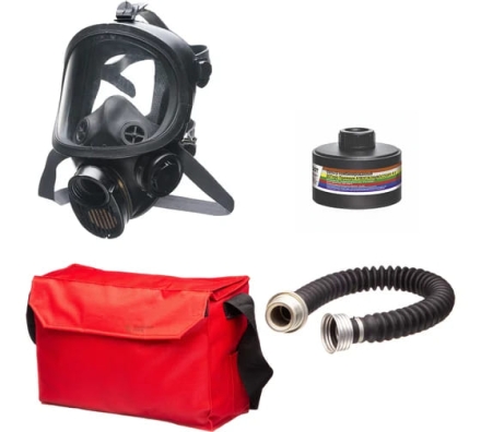 Противогаз фильтрующий ДОТпро Премиум А1В2Е2К2HgNOCOSXАХР3 R D с маской ППМ-88 рост 2 размер С 102-133-0064, фото 2