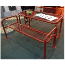 Стол городской стальной