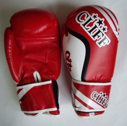 Перчатки бокс CS-550 3 STAR (DX)  6 oz красные, фото 1