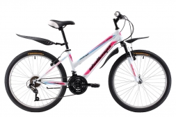 Велосипед Challenger Cosmic Girl 24 бело-розовый