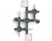 Детская игровая площадка Морской ДИК 2.17.08-01 H=1200 H=2000