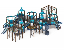 Детская игровая площадка Морской ДИК 2.17.08-01 H=1200 H=2000, фото 3