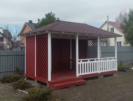 Прямоугольная беседка ФИНЛЯНДИЯ, фото 12