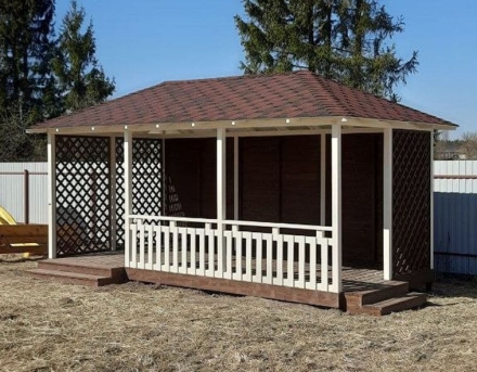 Прямоугольная беседка ФИНЛЯНДИЯ, фото 11