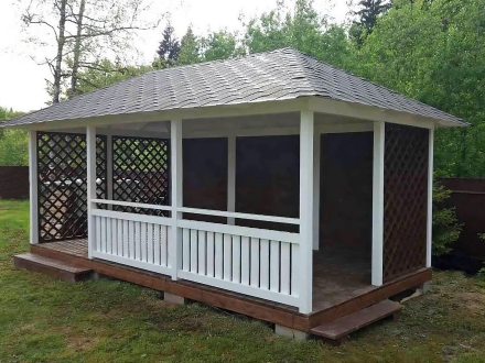 Прямоугольная беседка ФИНЛЯНДИЯ, фото 3