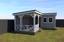 Угловая беседка МОДУЛЬ 2, фото 3