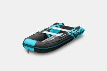 Gladiator B 330 AL LIGHT Черно-бирюзовый моторная лодка ПВХ Алюминиевый пайол