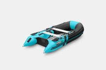 Gladiator B 330 AL LIGHT Черно-бирюзовый моторная лодка ПВХ Алюминиевый пайол