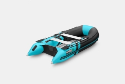 Gladiator B 330 AL LIGHT Черно-бирюзовый моторная лодка ПВХ Алюминиевый пайол, фото 3