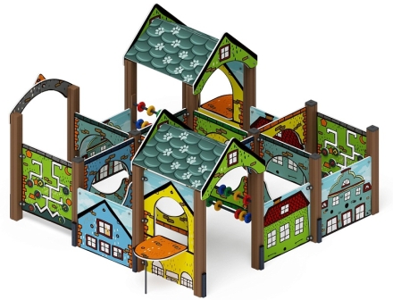 Лабиринт Кубик 4 (город) МФ 20.01.04-01, фото 3