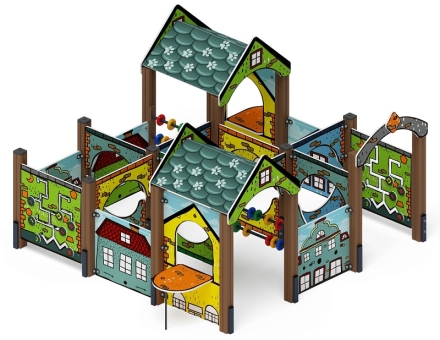 Лабиринт Кубик 4 (город) МФ 20.01.04-01, фото 1