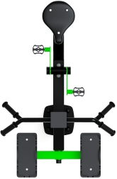 Степ+Вело (зеленый) - Уличный тренажер - СТ 018-12.И1 , фото 5 Степ+Вело (зеленый) - Уличный тренажер - СТ 018-12.И1 , фото 5