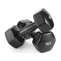 Гантель неразборная 9 кг винил Гантель неразборная 9 кг винил