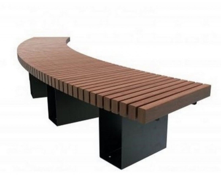 Скамейка TORUDA «Радиус» без спинки, фото 1