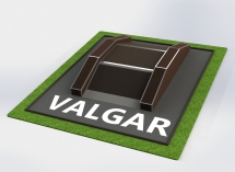 Фанбокс с двумя гранями, мост