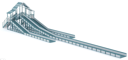 Зимняя горка Савушка Зима 11/1 (Серый Индиго), фото 2