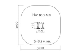 Качалка на пружине Петушок 04011 для детской площадки, фото 3