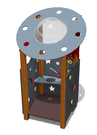 Игровой домик ВСТ 4102 для детской площадки, фото 2