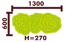 Скамейка детская 26003 для игровой площадки