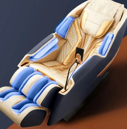Массажное кресло iMassage Hybrid Blue/Beige, фото 20