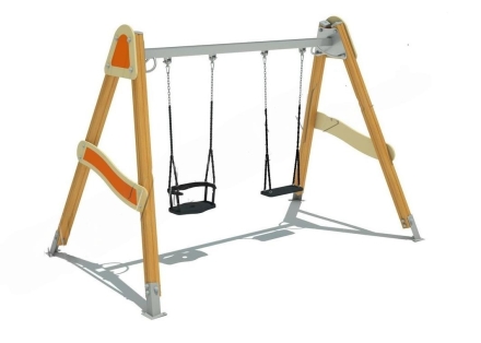 Качели детские тип 2 для детской площадки, фото 1