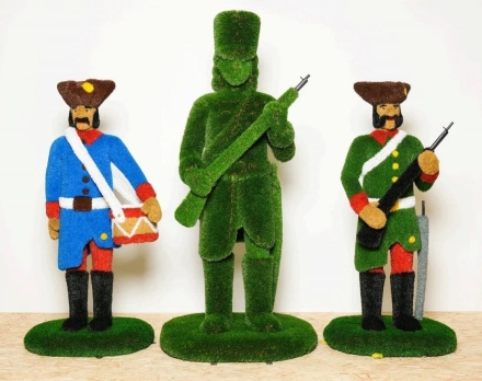 Топиари Композиция гусары, микс - газон Eco + Deluxe, фото 1