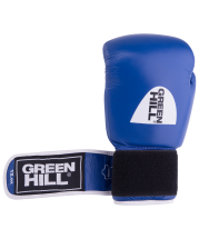 Перчатки боксерские GYM BGG-2018, 10oz, кожа, синие Перчатки боксерские GYM BGG-2018, 10oz, кожа, синие