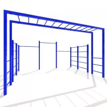 Уличный Спорткомплекс 1 для игровой площадки