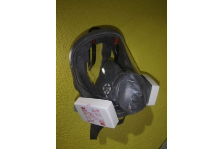 Панорамная маска 6700 3М серии 6000 ,размер S - малый, без фильтров 7100211631, фото 3