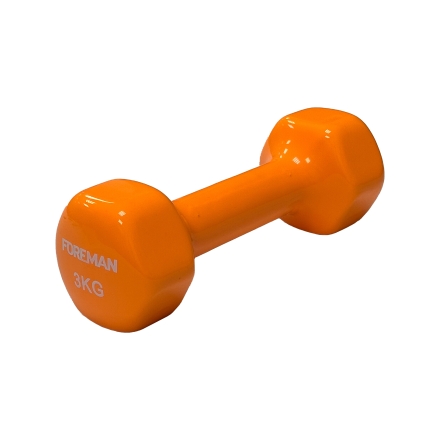 Виниловые гантели для аэробики FOREMAN IVD-KG 3 кг пара, фото 1