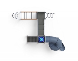 Детская игровая площадка Космопорт Космос ДИК 2.14.09-02 H=2000, фото 5