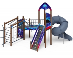 Детская игровая площадка Космопорт Космос ДИК 2.14.09-02 H=2000, фото 3