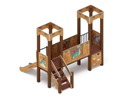 Детская игровая площадка Королевство (Картонное) ДИК 1.15.02-12 H=750, фото 4