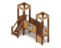 Детская игровая площадка Королевство (Картонное) ДИК 1.15.02-12 H=750, фото 3