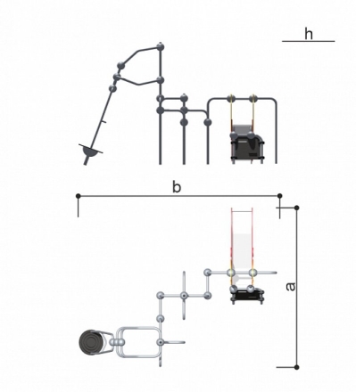 Детский спортивно-игровой комплекс Romana 057.07.00, фото 3