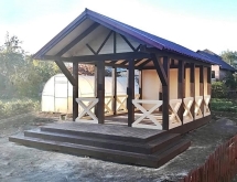 Прямоугольная беседка ПРОСТОРНАЯ Прямоугольная беседка ПРОСТОРНАЯ